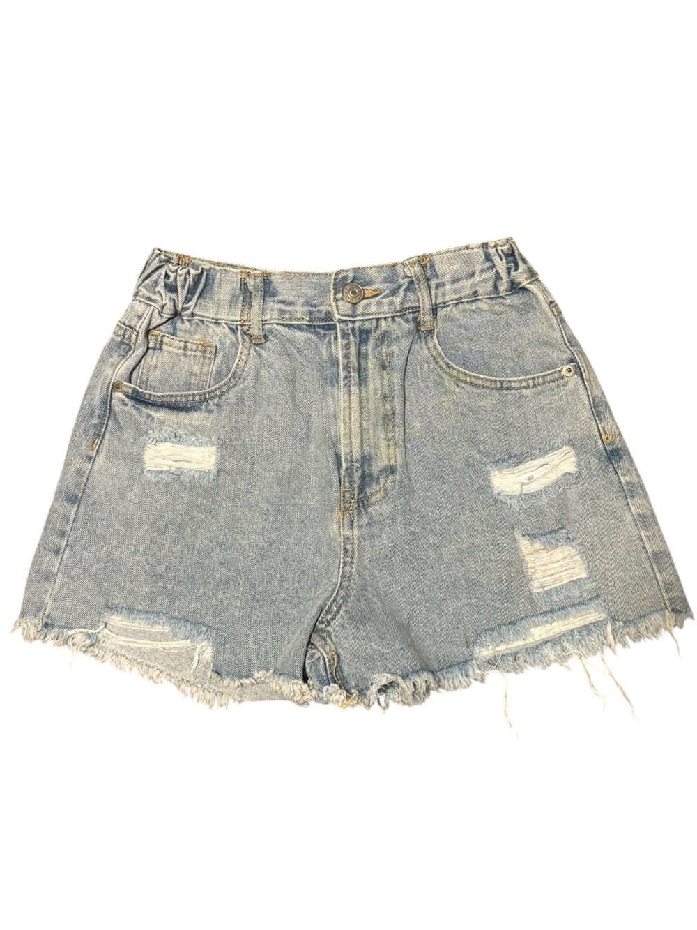 Love Tree Denim Distressed Shorts - Picture 2 of 4